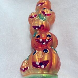 Like new Christopher Radko stackable jack-o’-lanterns 6.5 ‘ ornament retired